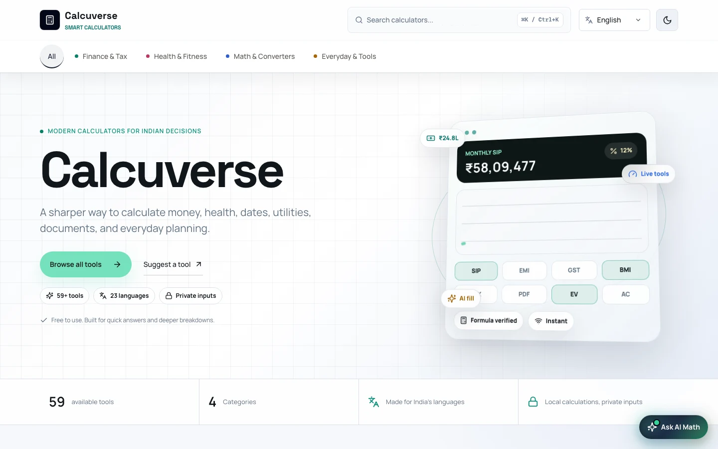 Calcuverse